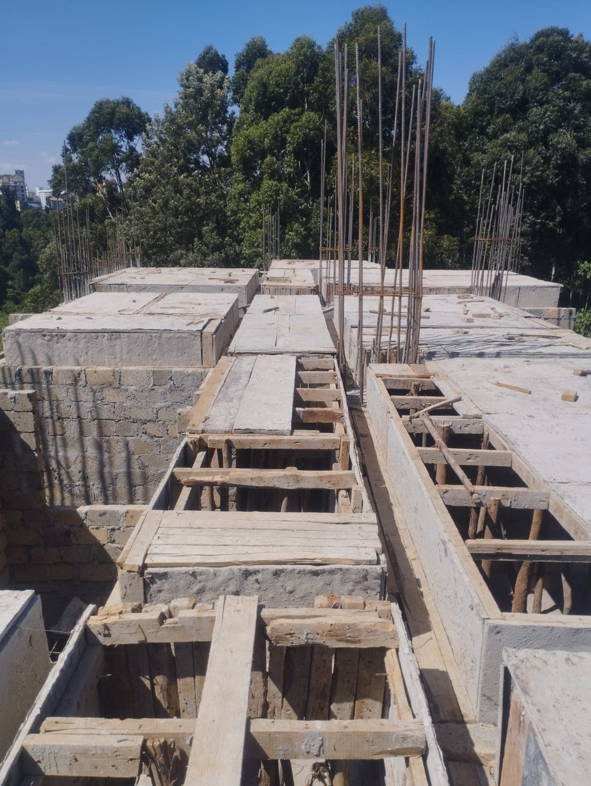 Upper Floor Structural Works — commercial project in Nairobi