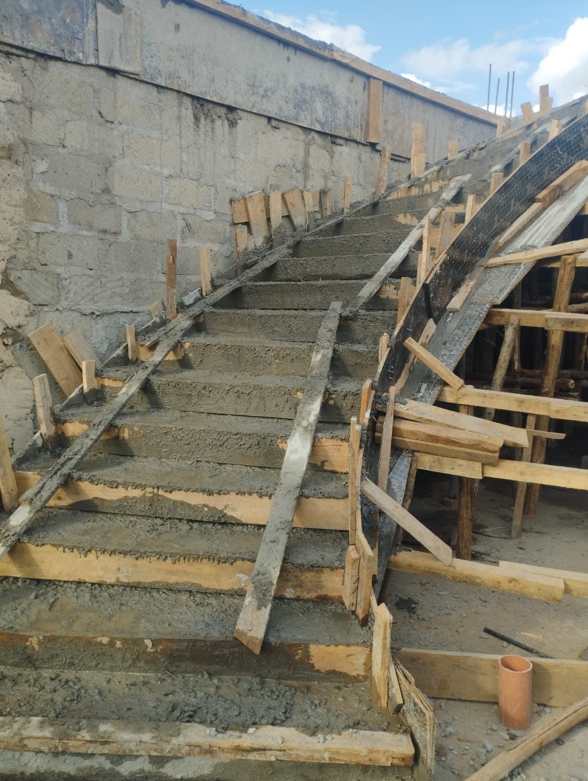 Concrete Staircase & Specialist Works — residential construction project in Kiambu
